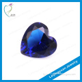 Hot sale fashion blue heart cut rough gemstone spinel